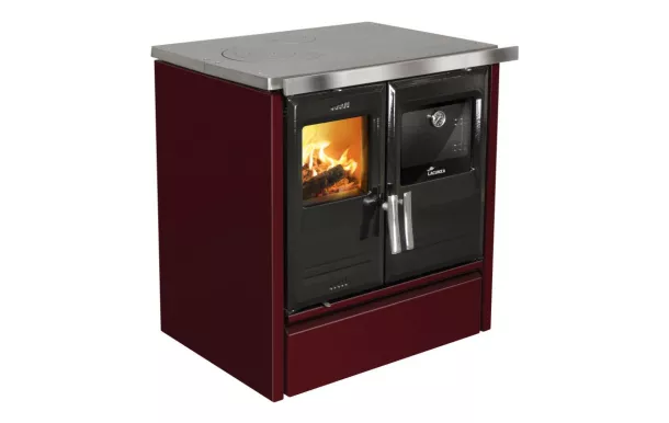 LACUNZA cuisinière bois  ETNA 5T BORDEAU