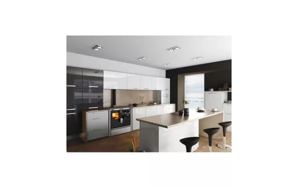 LACUNZA cuisinière bois  ETNA 5T BORDEAU