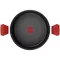 TEFAL DAILY EXPERT Faitout avec couvercle 24CM 5L ROUGE