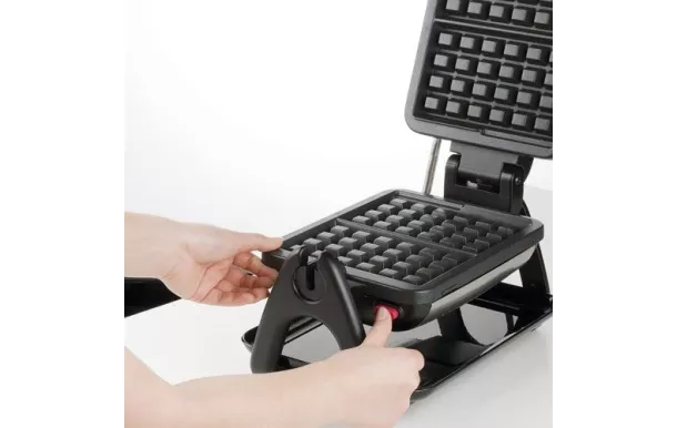 TEFAL GAUFRIER SEMI PRO 1200W ROTATIF 5NIVEAUX TH PALQUE AMOVIBLES VOYANT [-] 