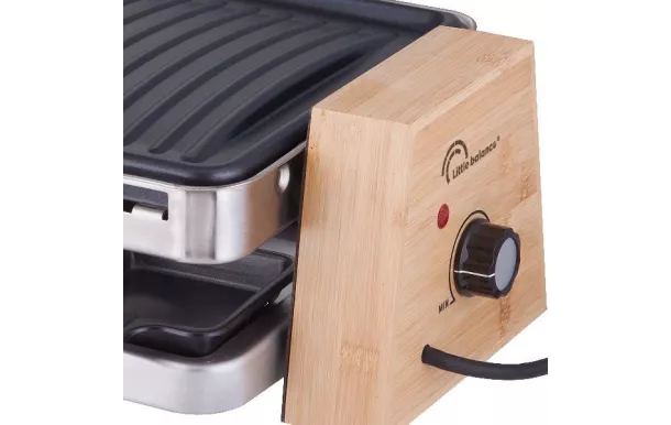LITTLE BALANCE Raclette / Grill 8 personnes Bois & Inox - Élégance - 8388 avis moins cher