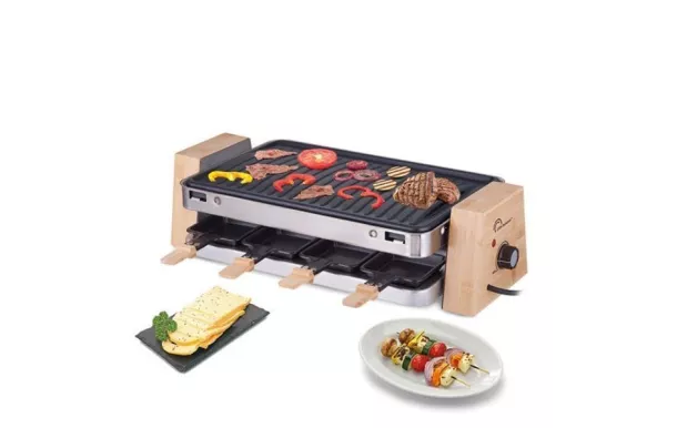 LITTLE BALANCE Raclette / Grill 8 personnes Bois & Inox - Élégance - 8388 avis moins cher