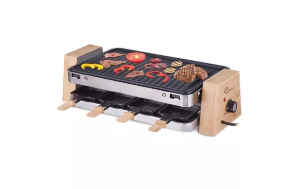 LITTLE BALANCE Raclette / Grill 8 personnes Bois & Inox - Élégance - 8388 avis moins cher