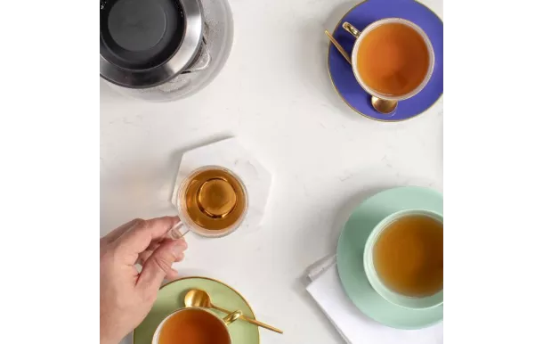 SAGE Théière 1 L Inox Brossé - Smart Tea Infuser Compact - STM500CLR4EEU1 