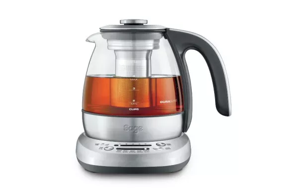 SAGE Théière 1 L Inox Brossé - Smart Tea Infuser Compact - STM500CLR4EEU1 