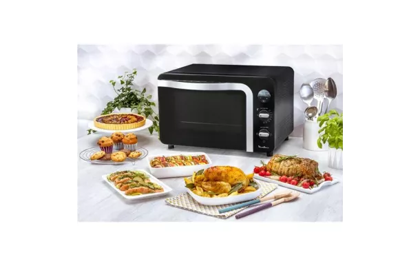 MOULINEX Four posable 39 L Noir Delicio - OX283810