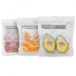 FOODSAVER Lot de 26 sacs 0.95 L avec fermeture zip à glissière