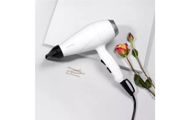 BABYLISS Sèche-cheveux Blanc - Speed Pro 2000 - 6704WE