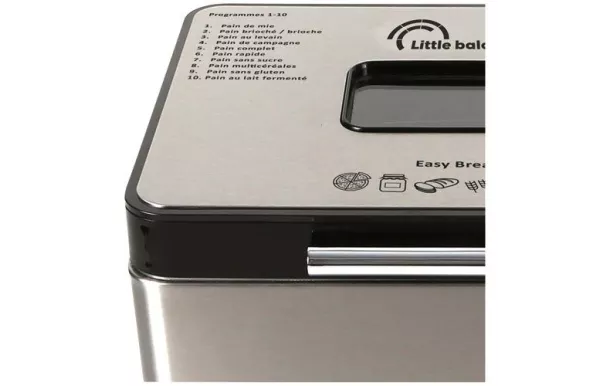 LITTLE BALANCE Machine à pain - Easy Bread 650 Inox - 8398 