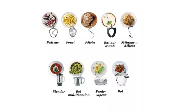 KENWOOD Robot cuiseur multifonction - Cooking Chef Experience - KCL95429SI