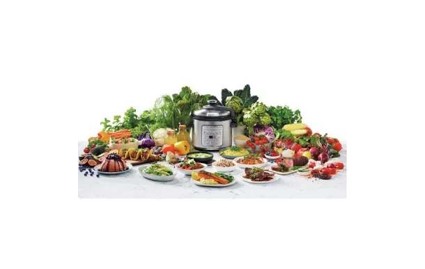 SAGE Autocuiseur & Mijoteuse - The Fast Slow Go - SPR680BSS2EEU1 