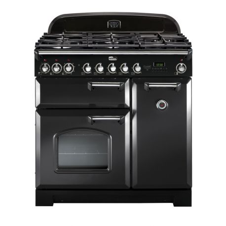 Cuisinière FALCON classic deluxe 90 - Charbon Mat satiné / Chrome - CDL90DFCB/C-EU