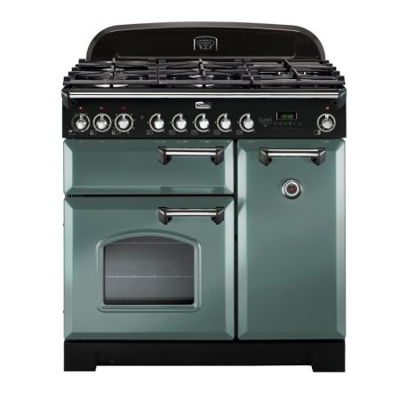 Cuisinière FALCON classic deluxe 90 - Vert Minéral mat / Chrome - CDL90DFMG/C-EU