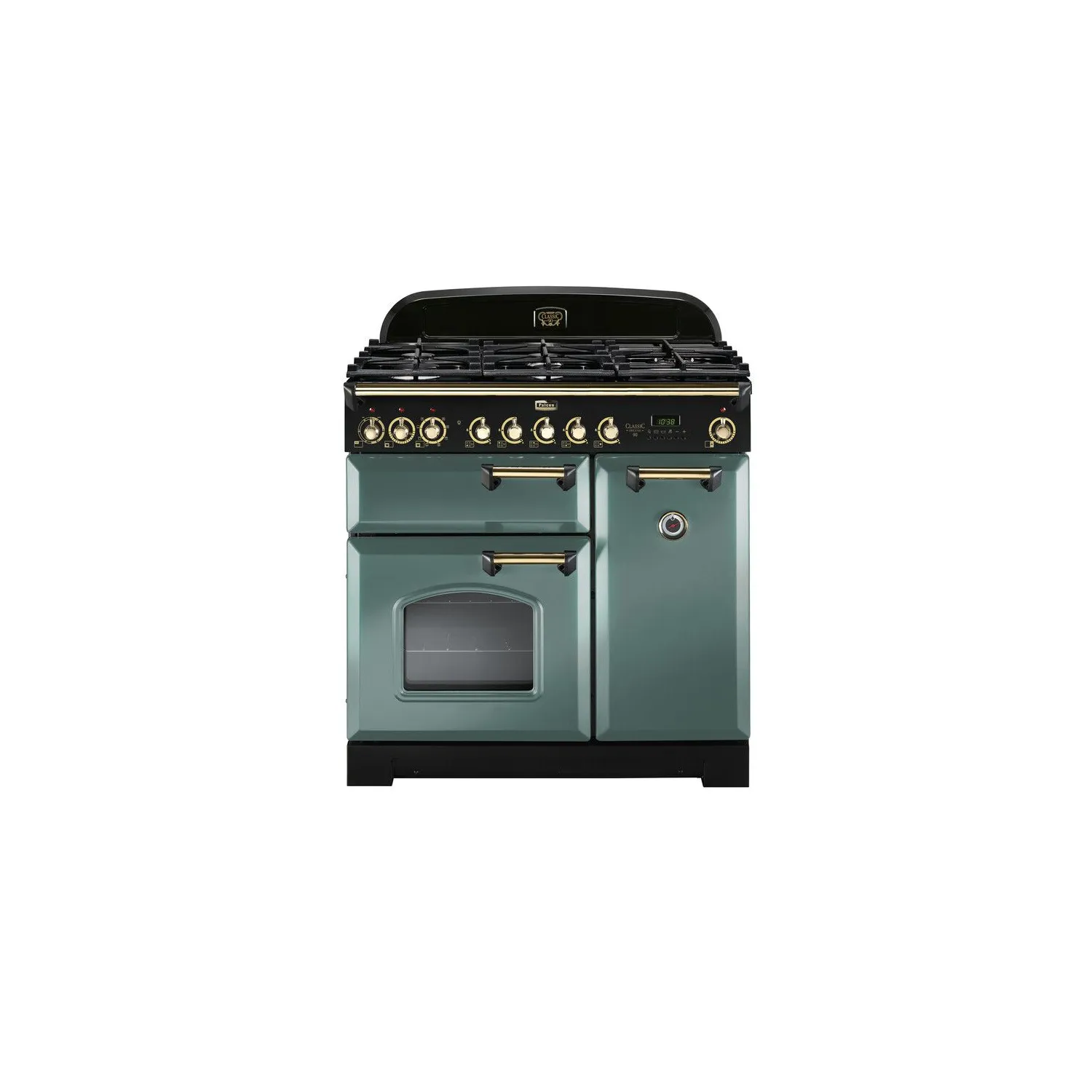 Cuisinière FALCON Classic deluxe 90 Minéral / Laiton CDL90DFMGB EU