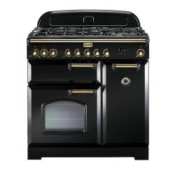 Cuisinière FALCON Classic Deluxe 90 noire/Laiton - CDL90DFBLB-EU