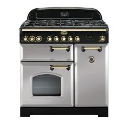 Cuisinière FALCON classic deluxe 90 - Gris perle/cuivrée - CDL90DFRP/B-EU