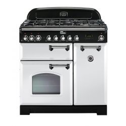 Cuisinière FALCON Classic Deluxe 90 blanche/chrome - CDL90DFWHC-EU