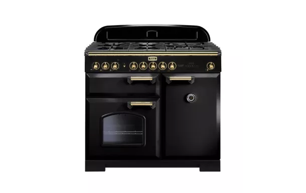 Cuisinière FALCON Classic deluxe 100 noire/laiton - CDL100DFBL/B-EU
