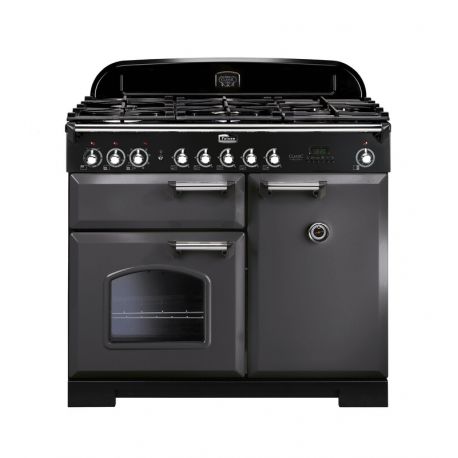 Cuisinière FALCON Classic deluxe 100 Ardoise/chrome - CDL100DFSL/C-EU