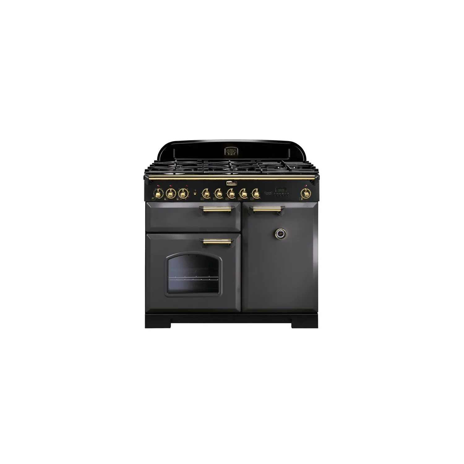 Cuisinière FALCON Classic deluxe 100 laiton CDL100DFSLB EU