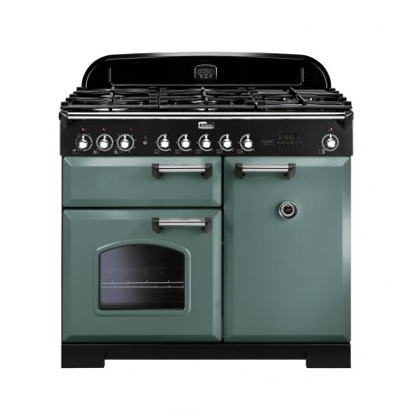 Cuisinière FALCON Classic deluxe 100 Vert Minéral Mat/chrome - CDL100DFMG/C-EU