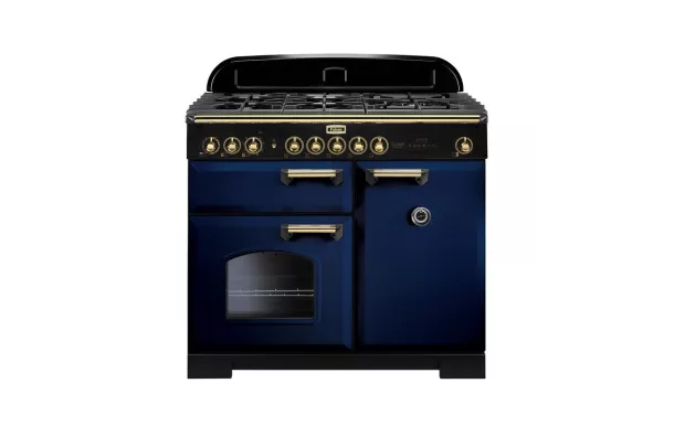 Cuisinière FALCON Classic deluxe 100 Roche bleue/laiton - CDL100DFSB/B-EU