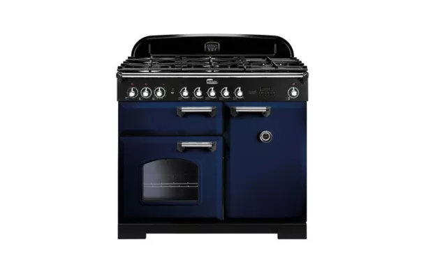 Cuisinière FALCON Classic deluxe 100 Roche bleue/chrome - CDL100DFSB/C-EU