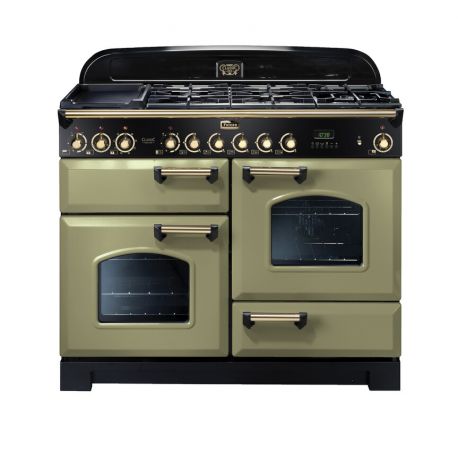 Piano de cuisson FALCON classic 110 deluxe vert olive/chrome - CDL110DFOG/B-EU