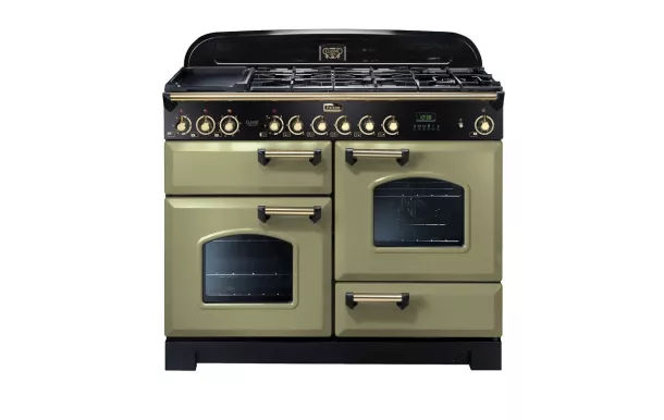 Piano de cuisson FALCON classic 110 deluxe vert olive/chrome - CDL110DFOG/B-EU