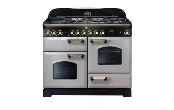 Cuisinière FALCON Classic Deluxe 110 Gris perle/laiton - CDL110DFRP/B-EU