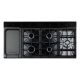 Cuisinière FALCON Classic Deluxe 110 Gris perle/laiton - CDL110DFRP/B-EU