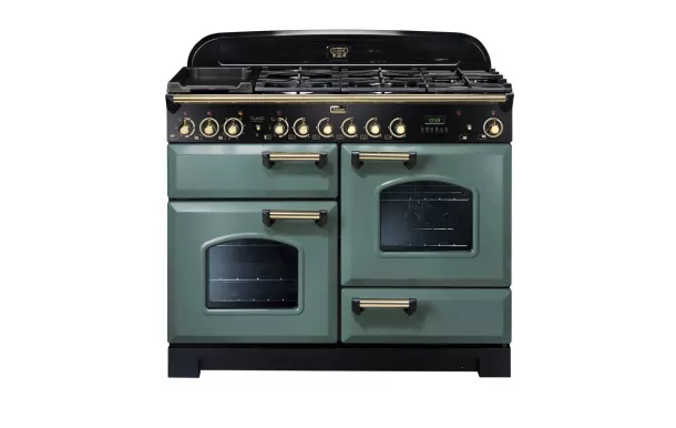 Piano de cuisson FALCON classic 110 deluxe Vert minéral mat/laiton- CDL110DFMG/BEU