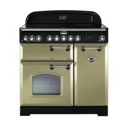 Cuisinière FALCON Classic Deluxe 90 induction Vert Olive/chromé CDL90EIOG/C-EU