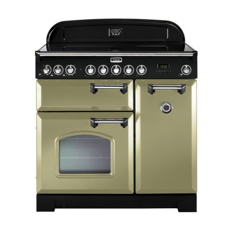 Cuisinière FALCON Classic Deluxe 90 induction Vert Olive/chromé CDL90EIOG/C-EU