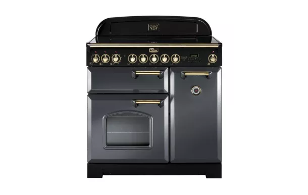 Cuisinière FALCON Classic deluxe 90 Induction gris/Cuivré - CDL90EISL/B-EU
