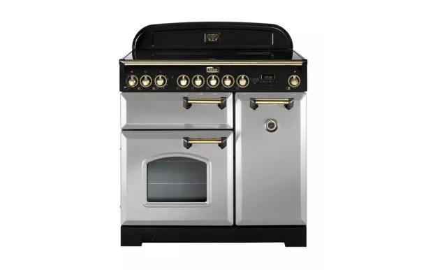 Cuisinière FALCON Classic Deluxe 90 induction Gris perle /cuivré - CDL90EIRP/B-EU