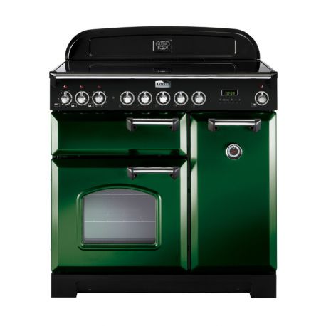 Cuisinière FALCON Classic Deluxe 90 induction vert Anglais/chromé - CDL90EIRG/C-EU