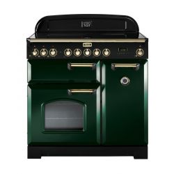 Cuisinière FALCON Classic Deluxe 90 induction vert Anglais/cuivré - CDL90EIRG/B-EU