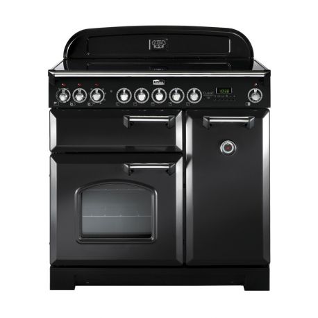 Cuisinière FALCON Classic Deluxe 90 induction Charbon Mat Satiné/chrome - CDL90EICB/C-EU