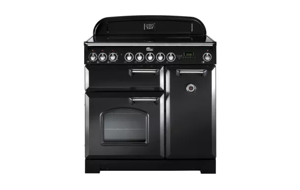 Cuisinière FALCON Classic Deluxe 90 induction Charbon Mat Satiné/chrome - CDL90EICB/C-EU