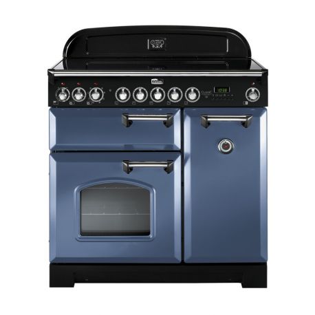 Cuisinière FALCON Classic Deluxe 90 induction Roche bleue/chrome - CDL90EISB/C-EU