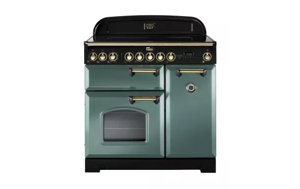 Cuisinière FALCON Classic Deluxe 90 induction Vert Minéral Mat/laiton - CDL90EIMG/B-EU
