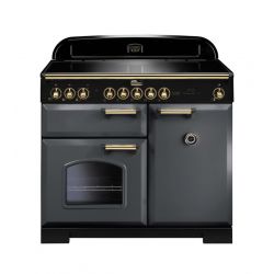 Cuisinière FALCON classic deluxe induction 100 ardoise/laiton - CDL100EISL/B