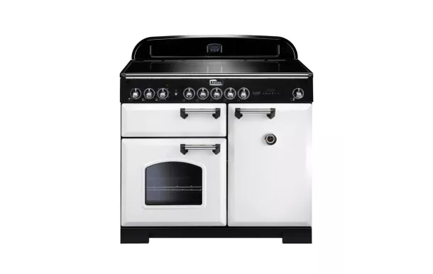 Cuisinière FALCON Classic deluxe 100 induction blanc chrome - CDL100EIWH/C