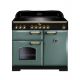 Cuisinière FALCON classic deluxe induction 100 Vert Minéral/laiton - CDL100EIMG/B