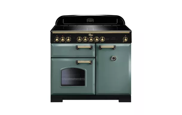 Cuisinière FALCON classic deluxe induction 100 Vert Minéral/laiton - CDL100EIMG/B