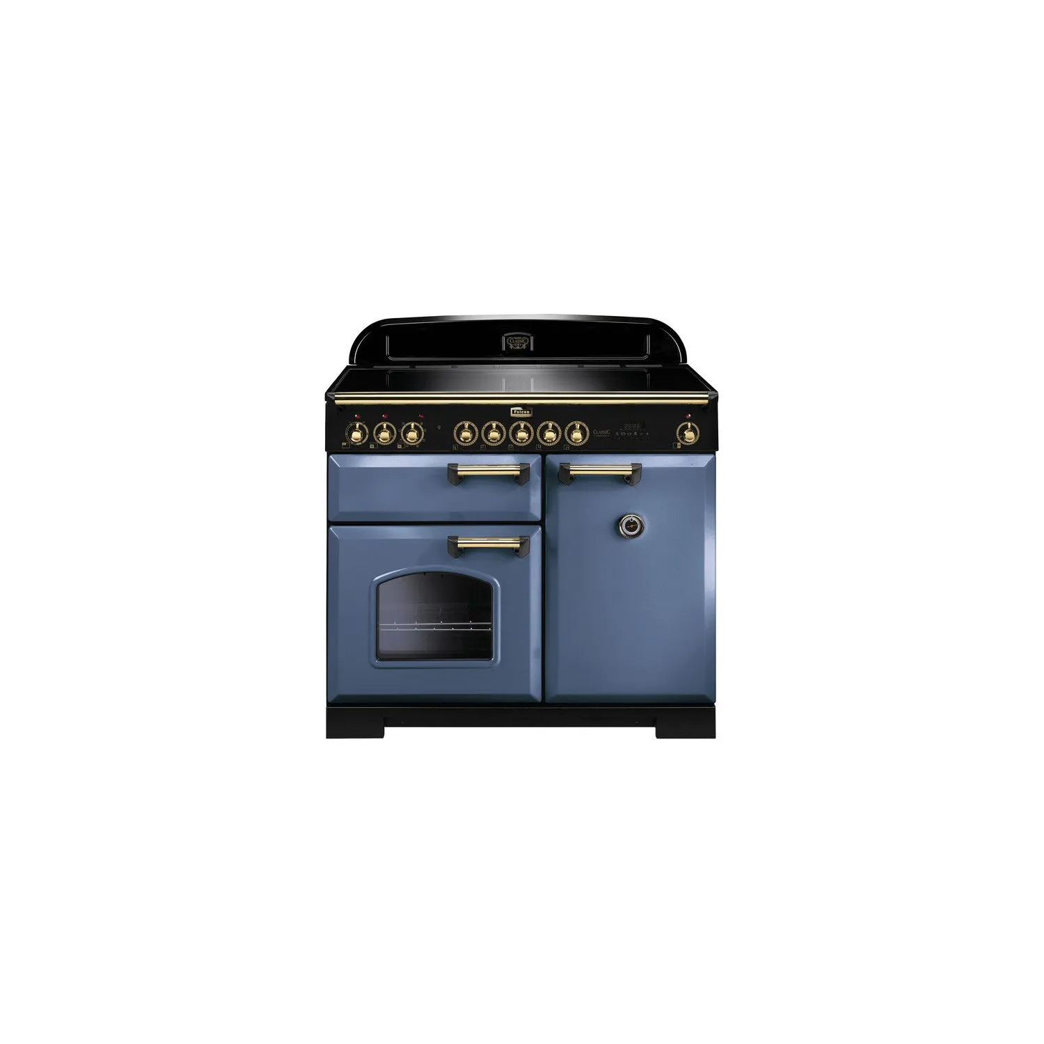 Cuisinière FALCON classic deluxe induction 100 Roche laiton CDL100EISBB