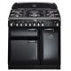 Piano de cuisson FALCON Elan Deluxe 90 Mixte Noire - ELA90DFBL/-EU