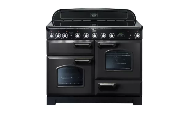 Cuisinière FALCON Classic Deluxe 110 Induction Charbon Mat Satiné/chrome  CDL110EICB/C-EU