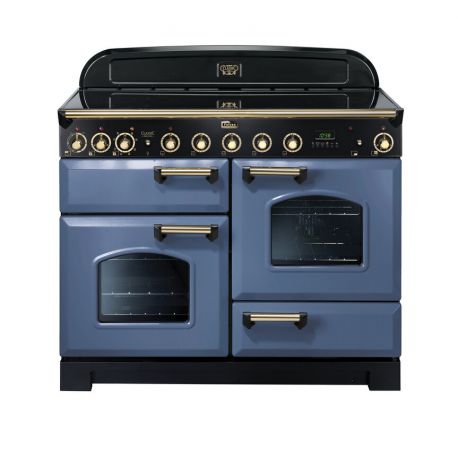 Cuisinière FALCON Classic Deluxe 110 Induction roche bleue/Laiton - CDL110EISB/BEU